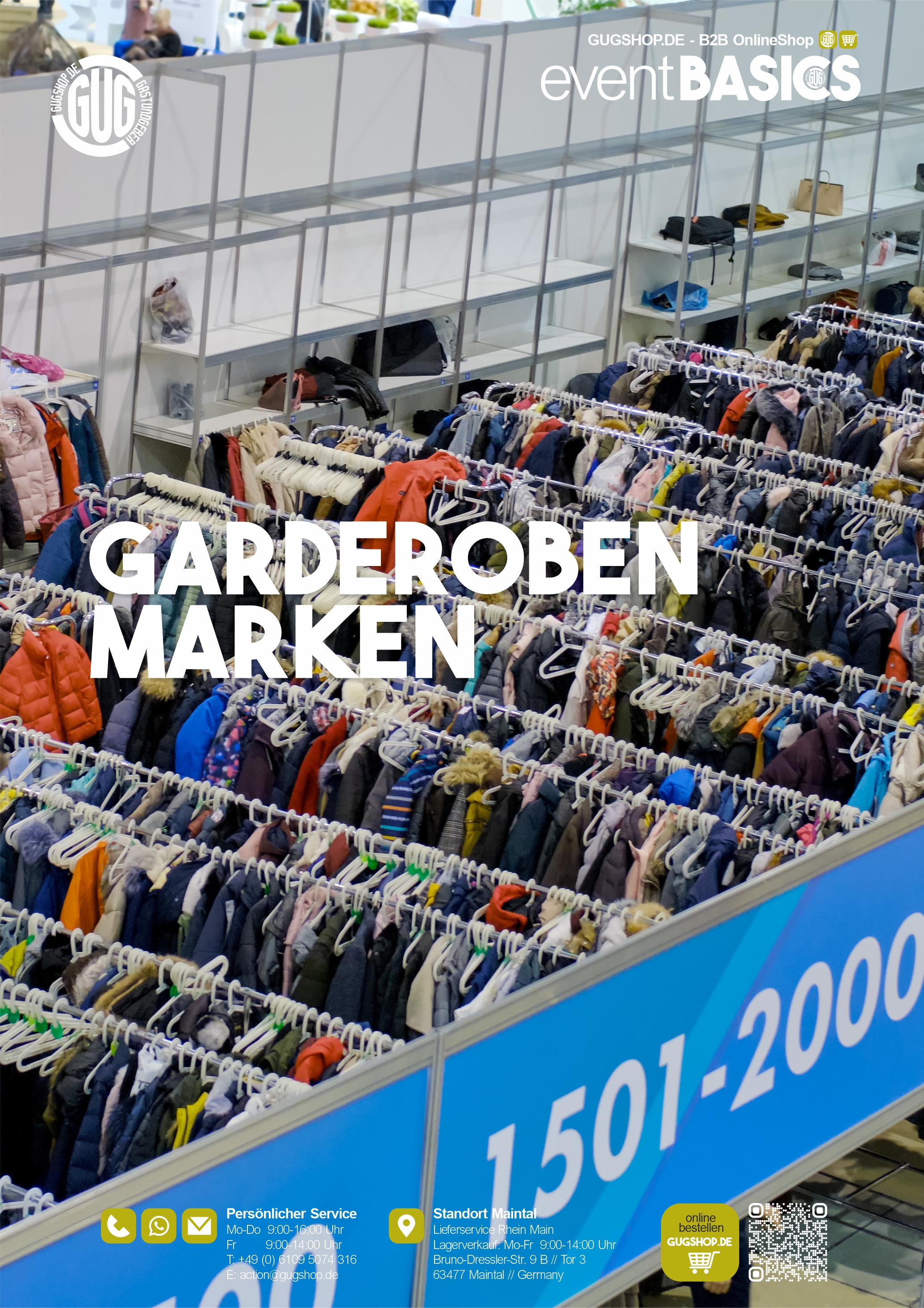 Flyer Garderobenmarken | GUGSHOP.DE